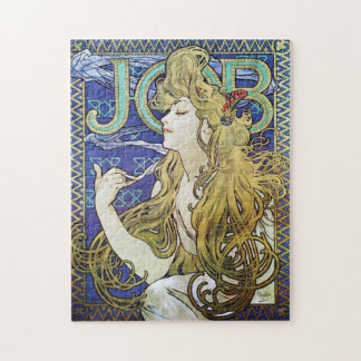 Jugendstil-Poster von Alphonse Mucha - Job Girl Puzzle
