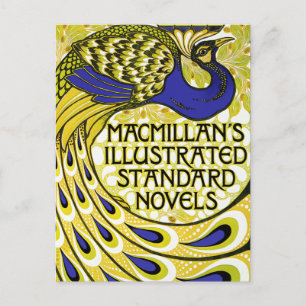 Jugendstil-Postkarte: PfauenIllustration Postkarte