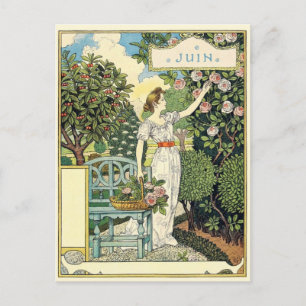 Jugendstil-Postkarte Postkarte