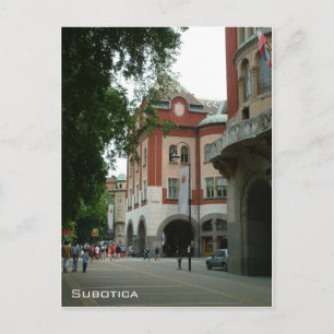 Jugendstil-Rathaus - Subotica Postkarte