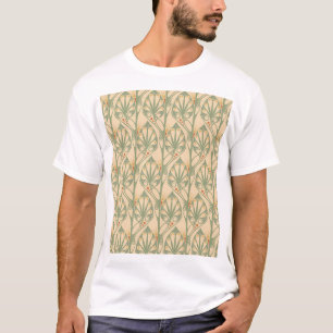Jugendstil, Retro-Tapete-Design. T-Shirt