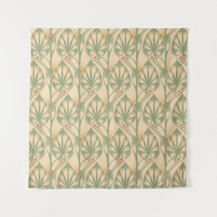 Jugendstil, Retro-Tapete-Design. Wandteppich