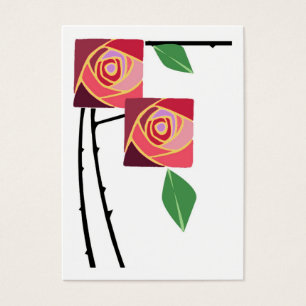 Jugendstil-Rose und Dornen