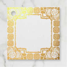 Jugendstil-Rosenrand-Stempel
