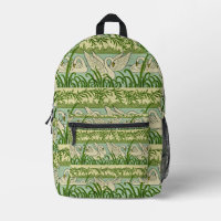 Jugendstil-Schwan-Muster – Vintage Botanischer Sch