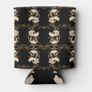 Jugendstil: Schwarz-Gold Vintag. Dosenkühler