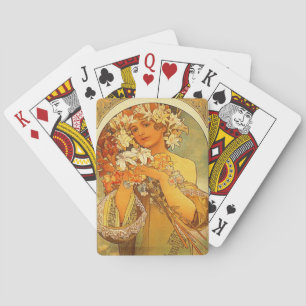 Jugendstil-Spielkarten Spielkarten