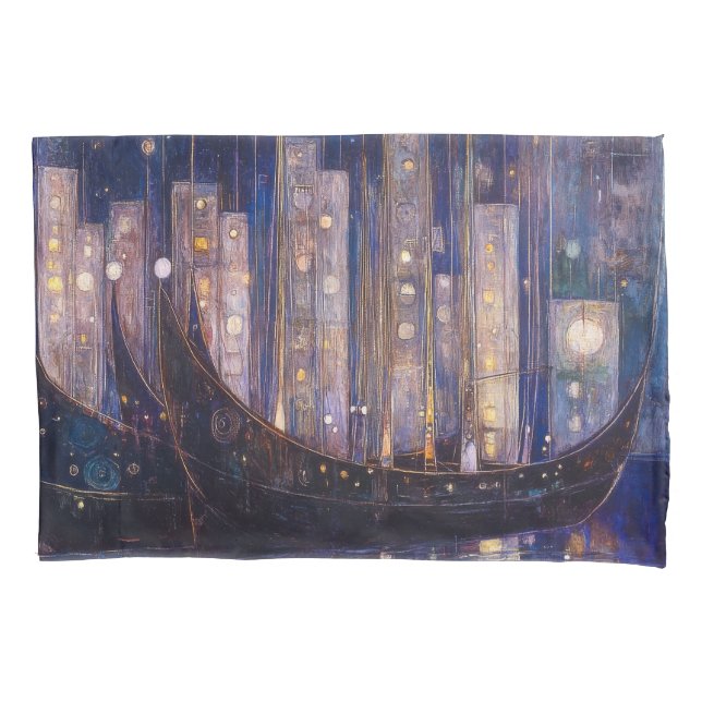 Jugendstil-Standard-Single Pillowcase Kissenbezug (Vorderseite)