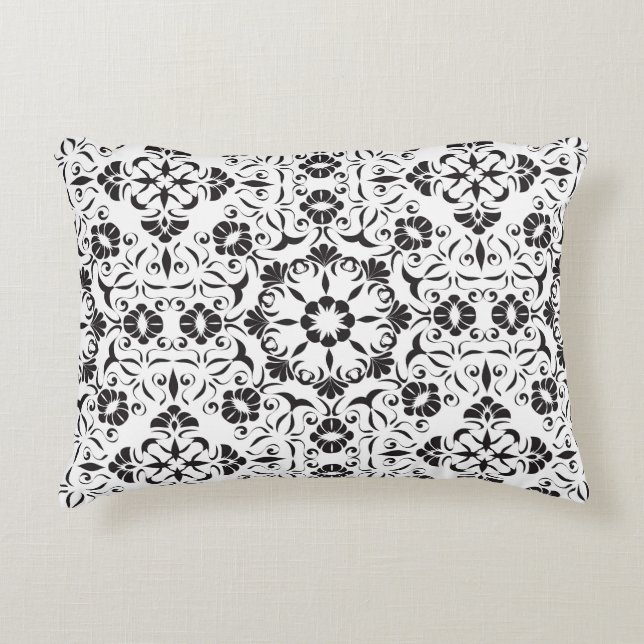 Jugendstil: Stilvolle Vintage Elemente Dekokissen (Vorderseite)
