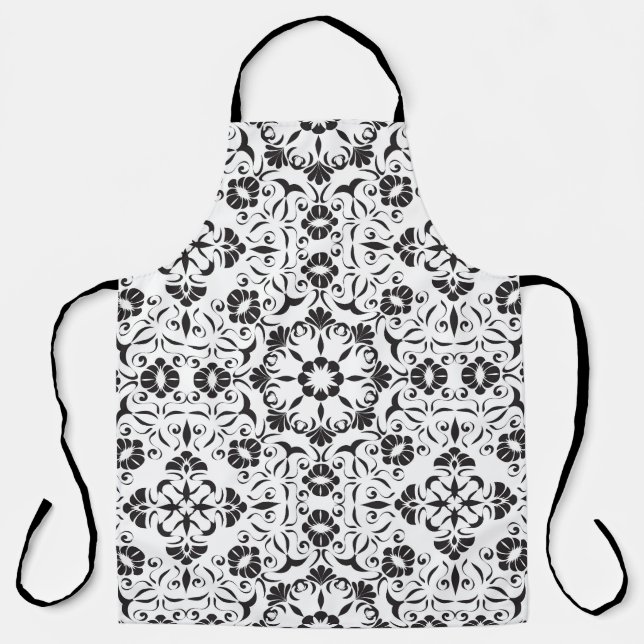 Jugendstil: Stilvolle Vintage Elemente Schürze (Vorderseite)