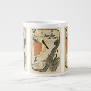 Jugendstil-Tänzerin Jane Avril von Toulouse Lautre Jumbo-Tasse