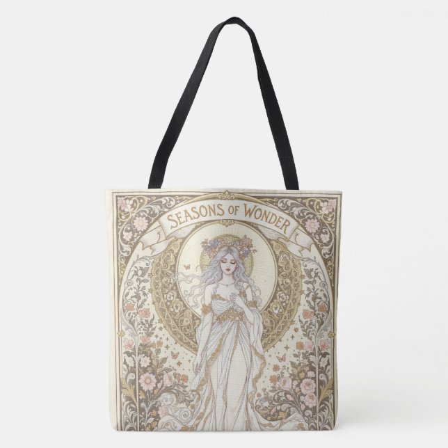 Jugendstil-Tasche - Einkaufstasche (Vorderseite)