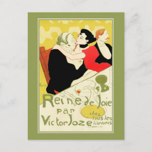 Jugendstil: Toulouse Lautrec - Königin der Freude Postkarte