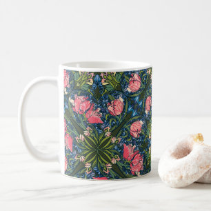Jugendstil-Tulpen-Garten Bunt Kaffeetasse