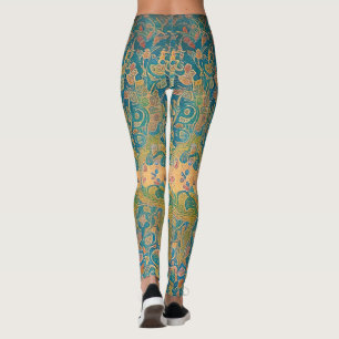 Jugendstil und persische Kunst - inspirierte digit Leggings