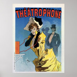 Jugendstil und Theater Théâtrophone Poster