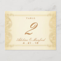 Jugendstil Viktorianisch Pale Gold Extravagante Ti