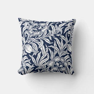 Jugendstil Vintage-Botanik-Blumenmuster Kissen