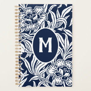 Jugendstil Vintage-Botanik-Blumenmuster Planer