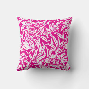 Jugendstil Vintage Botanisches Blumenmuster Kissen