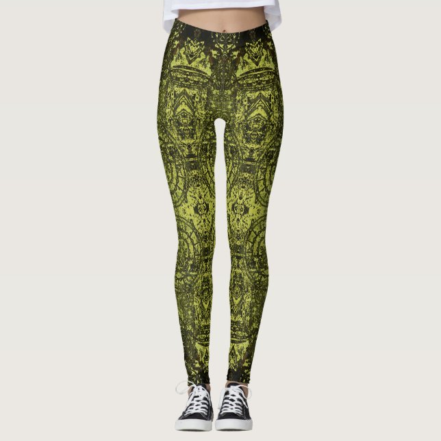 Jugendstil: Vintages Dekor. Leggings (Vorderseite)