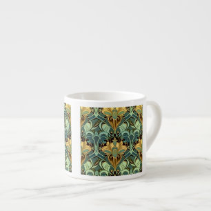 Jugendstil-Wallpaper Espresso Tasse