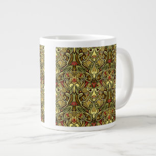 Jugendstil-Wallpaper Jumbo-Tasse