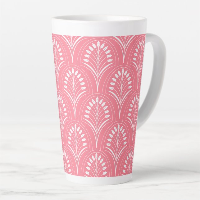 Jugendstil-Weiße Blume Milchtasse (Rechte Ecke)