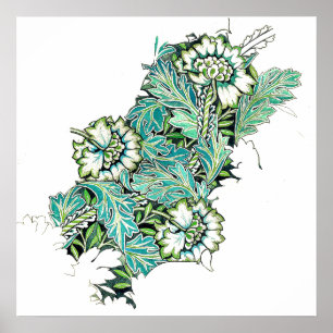 Jugendstil-William morris-Anenie Poster