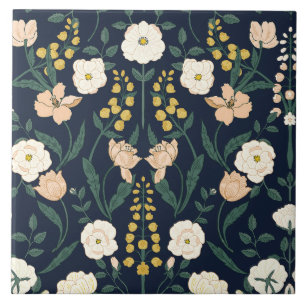 Jugendstil William-Morris Muster Fliese