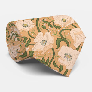 Jugendstil William-Morris Muster Krawatte