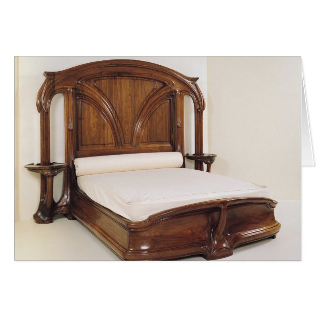 Jugendstilbett, 1900 (Vorderseite (Horizontal))