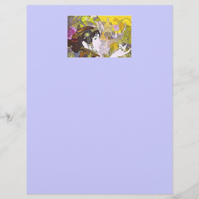 Jugendstilfrau Flyer (Vorne)