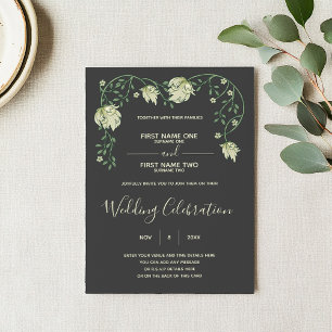 Jugendstilhochzeit Einladung