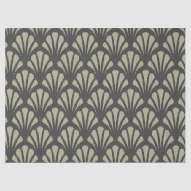 Jugendstilpapier Seidenpapier (Vorderseite)