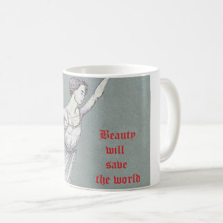 Jugendstilplakat Kaffeetasse
