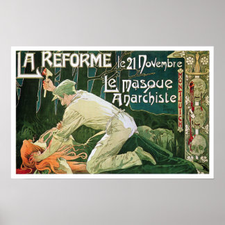 Jugendstilposter: La Réforme von Privat Livemont Poster