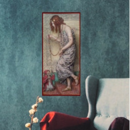 Jugendstilprinzessin und ihre Affenmalerin Poster