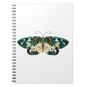 Jugendstilschmetterling Notizblock