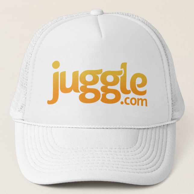 Juggle.com-Logo-Hut Truckerkappe (Vorderseite)