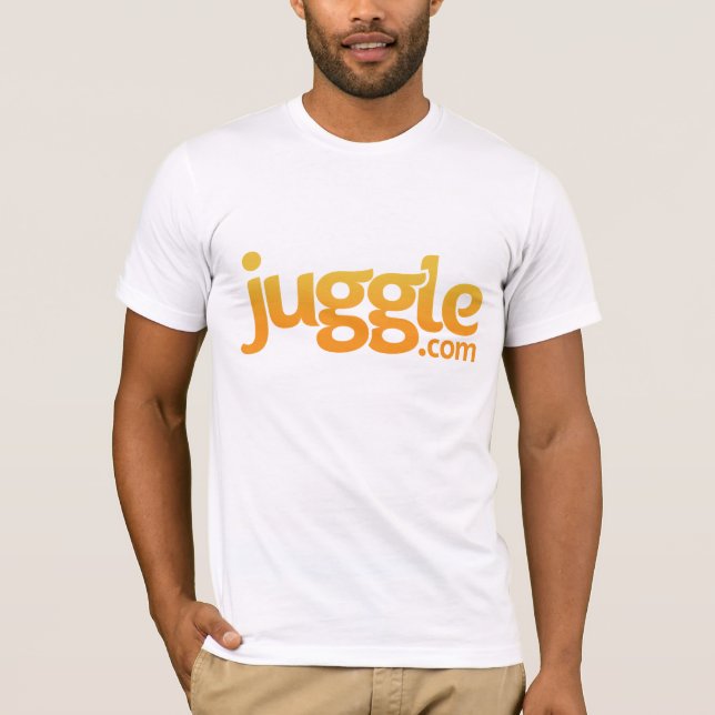 Juggle.com-Logo-Shirt T-Shirt (Vorderseite)