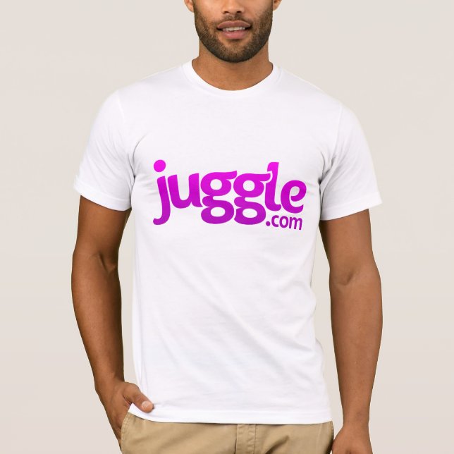 Juggle.com-Logo-Shirt T-Shirt (Vorderseite)