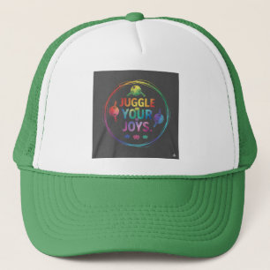 Juggle Your Joys – Spielend positive Energie T-Shi Truckerkappe