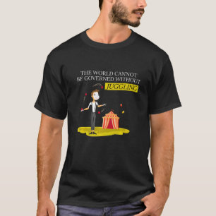 Juggler Circus Performer Tricks mit Balls & Button T-Shirt
