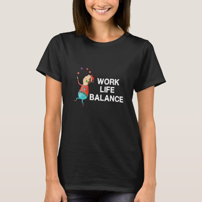 Juggler Circus Performer Tricks mit Balls & Button T-Shirt (Vorderseite)