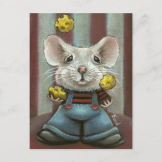 Juggler Mouse Postkarte