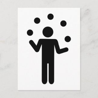 Juggler Postkarte