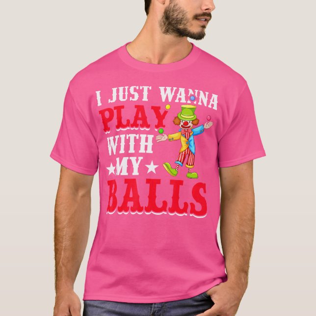 Jugglers Costume Funny Circus Stuff Juggling Balls T-Shirt (Vorderseite)
