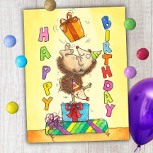 Juggling Birthday Igel