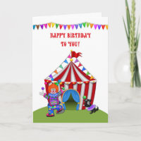 Juggling Clown, Circus Zent, Geburtstag